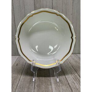 Vtg A. Raynaud & Co. Ceralene Limoges Gilded Rim 7.5" Soup Bowls Set of 4